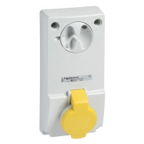Индустриален контакт с блокировка, Mureva PK, монтаж в табло, 32A, 3P+N+E, 110V, IP44