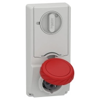 Индустриален контакт с блокировка, Mureva PK, монтаж в табло, 16A, 3P+E, 400V, IP65