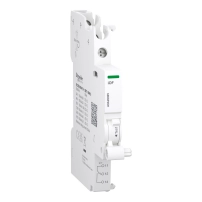 Спомагателен контакт, Acti9 A9A, iOF, 1 C/O, 100mA - 6A, 24VAC - 415VAC, 24VDC - 130VDC, горна връзка