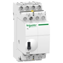 SCHNEIDER ELECTRIC Импулсно реле iTL, 4P, 4NO, 16A, бобина 110VDC, 230-240VAC 50/60Hz