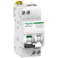 Kомбинирана дефектнотокова защита (RCBO), Acti9 iDPN N Vigi, 1P+N, 25A, C крива, 6000A, AC тип, 300mA