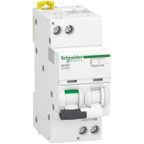 SCHNEIDER ELECTRIC Комбин. ДТЗ Acti9 iCV40 1PN C 6A 30mA A RCBO