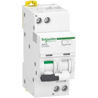 SCHNEIDER ELECTRIC Комбинирана ДТЗ (RCBO), Acti9 iCV40N, 1P+N, 40A, C крива, 6000A, AC тип, 30mA
