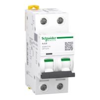 SCHNEIDER ELECTRIC Автом. прекъсвач iC60N 2P 16A D