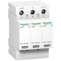 SCHNEIDER ELECTRIC Modular surge arrester iPRD-DC 40r 1000PV, 2P, 1000VDC, with remote transfert.