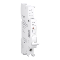 Спомагателен контакт, Acti9 A9N, SD, 1 C/O, 2mA - 100mA, 24VAC - 250VAC, 24VDC - 220VDC, долна връзка