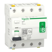 SCHNEIDER ELECTRIC Автом. прекъвсач за остатъчен ток + ДТЗ Acti9 iID 4P 40A 300mA B-SI