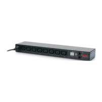 Блок за разпределение на захранване за монтаж в рак, комутируем, 1U, 12A/208V, 10A/230V, (8)C13