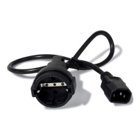 PWR CORD, 10A, 230V, C14 TO SCHUKO REC