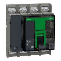 Прекъсвач, ComPacT NS630bH, 70kA at 415VAC, 4P, фиксиран, ръчно управление, MicroLogic 2.0 контролен блок, 630A