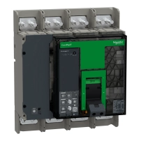 Прекъсвач, ComPacT NS630bH, 70kA at 415VAC, 4P, фиксиран, ръчно управление, MicroLogic 6.0 контролен блок, 630A