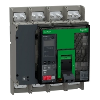 Прекъсвач, ComPacT NS800H, 70kA при 415VAC, 4P, фиксиран, ръчно управление, MicroLogic 2.0E контролен блок, 800A