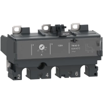 изключвателно устройство TM125G, ComPacT NSX160, 3 полюса, термомагнитни защити, генераторна защита, 125A rating