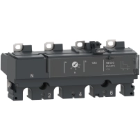 Изключвателно устройство TM125G DC, ComPacT NSX160 DC, 4 полюса, термомагнитни защити, генераторна защита, 125A rating