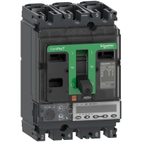 Автоматичен прекъсвач, ComPacT NSX250HB1, 75kA/690VAC, 3 полюса, MicroLogic 6.2E изключвателно устройство 100A