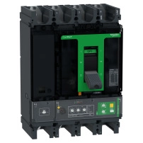 Автоматичен прекъсвач, ComPacT NSX400N, 50kA/415VAC, 4 полюса, MicroLogic Vigi 4.3 изключвателно устройство 400A