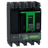 Автоматичен прекъсвач, ComPacT NSX400N, 50kA/415VAC, 4 полюса, MicroLogic Vigi 7.3E изключвателно устройство 400A