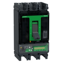Автоматичен прекъсвач, ComPacT NSX630F, 36kA/415VAC, 3 полюса, MicroLogic Vigi 7.3E изключвателно устройство 570A