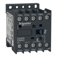 контролно реле, TeSys K, 4P(2NO+2NC), <=690V, 110V DC, бобина с ниска консумация
