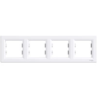 SCHNEIDER ELECTRIC Рамка-четворна хориз. бяла ASFORA EPH5800421