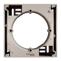 SCHNEIDER ELECTRIC Единична конзола за открит монтаж, Бронз, Asfora-1-gang surface box-bronze
