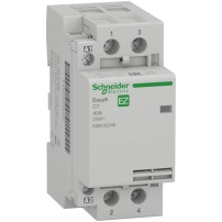 SCHNEIDER ELECTRIC Contactor Easy9 CT, 2P, 40 A, 2NO, 230V, 50Hz