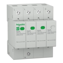 SCHNEIDER ELECTRIC Surge arrester Easy9, 3P+N, 400V, 20000A