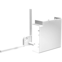 OptiLine 45 - bend 90° - 75 x 55 mm - PC/ABS - полярно бяло