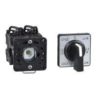 SCHNEIDER ELECTRIC Cam voltmeter switch, 12A, for Ø22mm