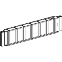 Straight transport length, Canalis KTA, алуминий, 2500A, 3L+N+PE, made to measure length 3-3.5m, бял RAL9001