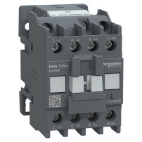 Контактор Easy TeSys Control,LC1E,3P(3NO),AC-3,<=440V,6A,380V AC бобина,50/60Hz,1NO спомагателен контакт