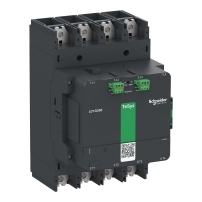 Високомощен контактор, TeSys Giga, 4 полюса (4NO), AC-1 <=440V 440A, разширена версия, 24…48V широколентова AC/DC намотка