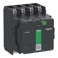Високомощен контактор, TeSys Giga, 4 полюса (4NO), AC-1 <=440V 550A, стандартна версия, 100…250V широколентова AC/DC намотка