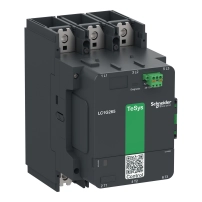 Високомощен контактор, TeSys Giga, 3 полюса (3NO), AC-3 <=440V 500A, стандартна версия, 48…130V широколентова AC/DC намотка