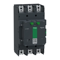 Високомощен контактор, TeSys Giga, 3 полюса (3NO), AC-3 <=440V 630A, разширена версия, 48…130V широколентова AC/DC намотка