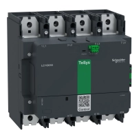 Високомощен контактор, TeSys Giga 800, 4P(4NO), AC-1 <=440V 1050A, стандартна версия, 48-130V широколентова AC/DC намотка