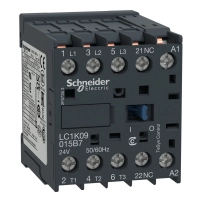 SCHNEIDER ELECTRIC Контактор 3P, AC-3, <= 440V, 9A, 1 NC, 115V 50/60Hz