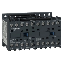 Реверсивен контактор 3P 4KW 3P 1NC AUX 220VAC  LC2K0901M7
