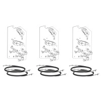 Cable interlocking kit 3S - for MTZ2/MTZ3/NW - fixed/drawout - spare part