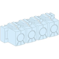 SCHNEIDER ELECTRIC Insulating cover PrismaSeT Linergy, BW, for direct connection of cables 10-25mm² on insulated busbar, IPXXB, set of 8