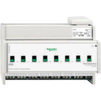 SCHNEIDER ELECTRIC Switch actuator REG-K/8x230/16 with manual mode, light grey