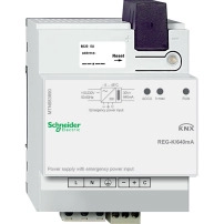 SCHNEIDER ELECTRIC KNX power supply REG-K/640 mA with emergency power input, light grey
