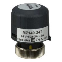 MZ140 Thermal Zone Valve Actuator, 2-Position, Normally Closed, 24 Vac, 140 N, 5 m Cable, IP44