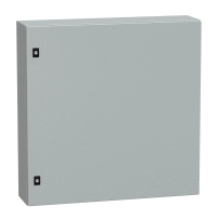 Табло Spacial CRN с плътна врата с монтажна плоча, H800xW800xD200 IP66 IK10 RAL7035..