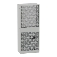 Климатик за монтаж от външната страна на таблото, Climasys CU, 2kW, 3 полюса, 380/460V, 50/60Hz, IP55