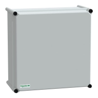 SCHNEIDER ELECTRIC Кутия за PLS, полиестърна задна част, непрозрачен PC капак IP65 36x36x18cm
