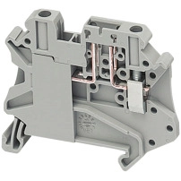 Linergy carrier disc. terminal block - 4mm? 20A single-level 1x1 винт - сив