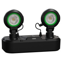 Аварийно осветление, Exiway Smartduo, Dicube, 1h, 2x1200lm, непостоянно поддържано светене, черен