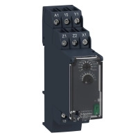 SCHNEIDER ELECTRIC Modular timing relay, 8A, 0.05s .. 300h, 1CO, off delay , 24..240V AC/DC