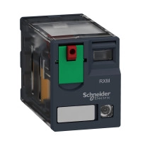 Miniature relay 12A 2CO lock LED 48V AC